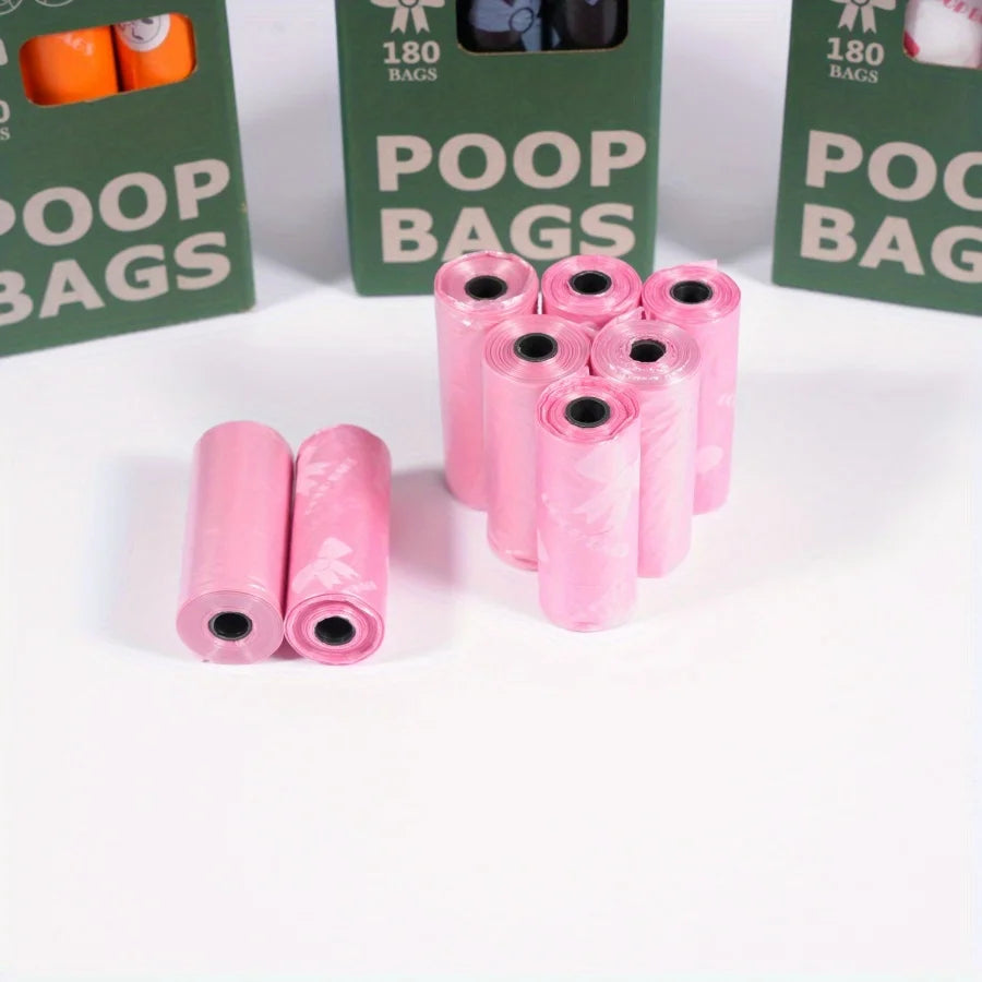 Premium Dog Waste Bags – Extra Thick & Leak-Proof | 8 Rolls / 120 Bags