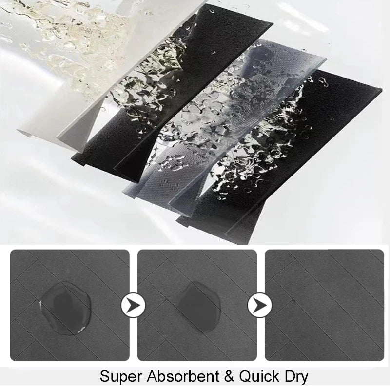 Absorbent Pet Feeding Mat – Non-Slip Waterproof Placemat for Dogs & Cats | 3 Sizes