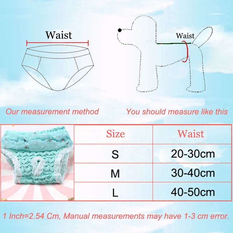 Dog Physiological Pants – Reusable Female Dog Diapers