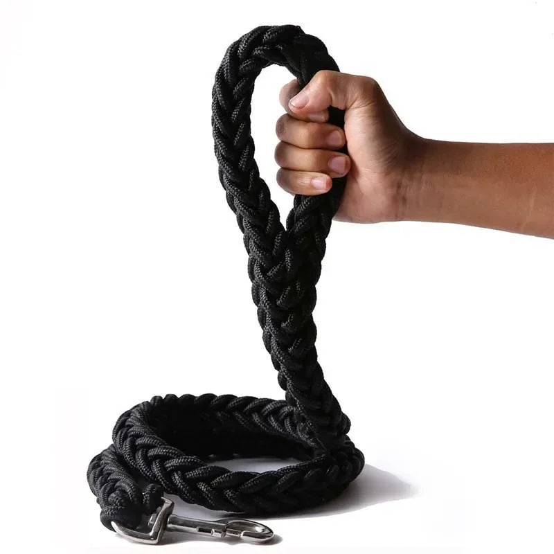Heavy-Duty Braided Nylon Dog Leash – Strong & Durable for All Dog Sizes | S/M/L/XL
