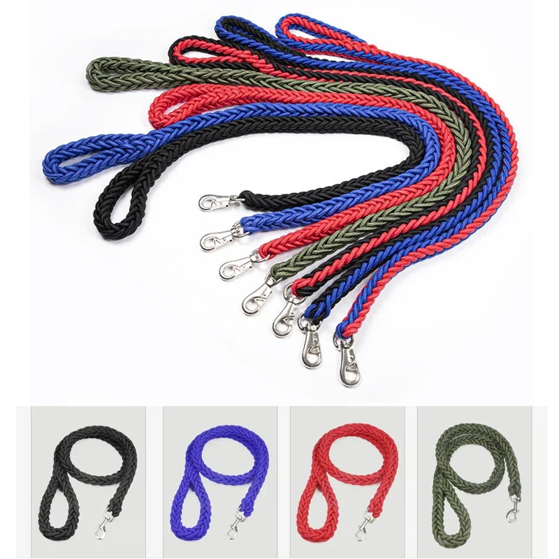 Heavy-Duty Braided Nylon Dog Leash – Strong & Durable for All Dog Sizes | S/M/L/XL