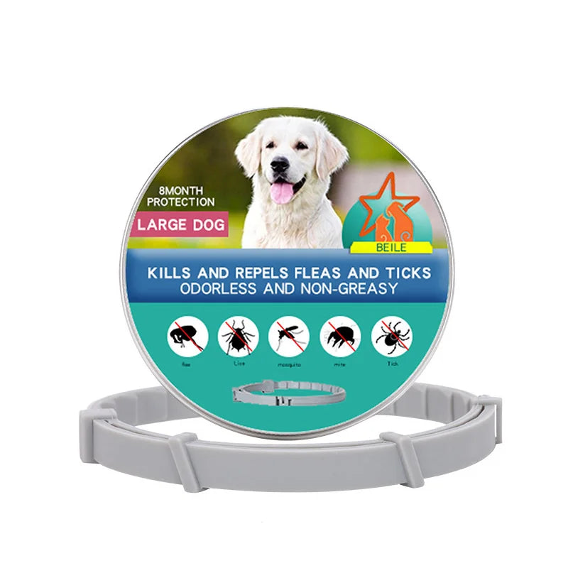 Flea & Tick Protection Collar for Dogs & Cats
