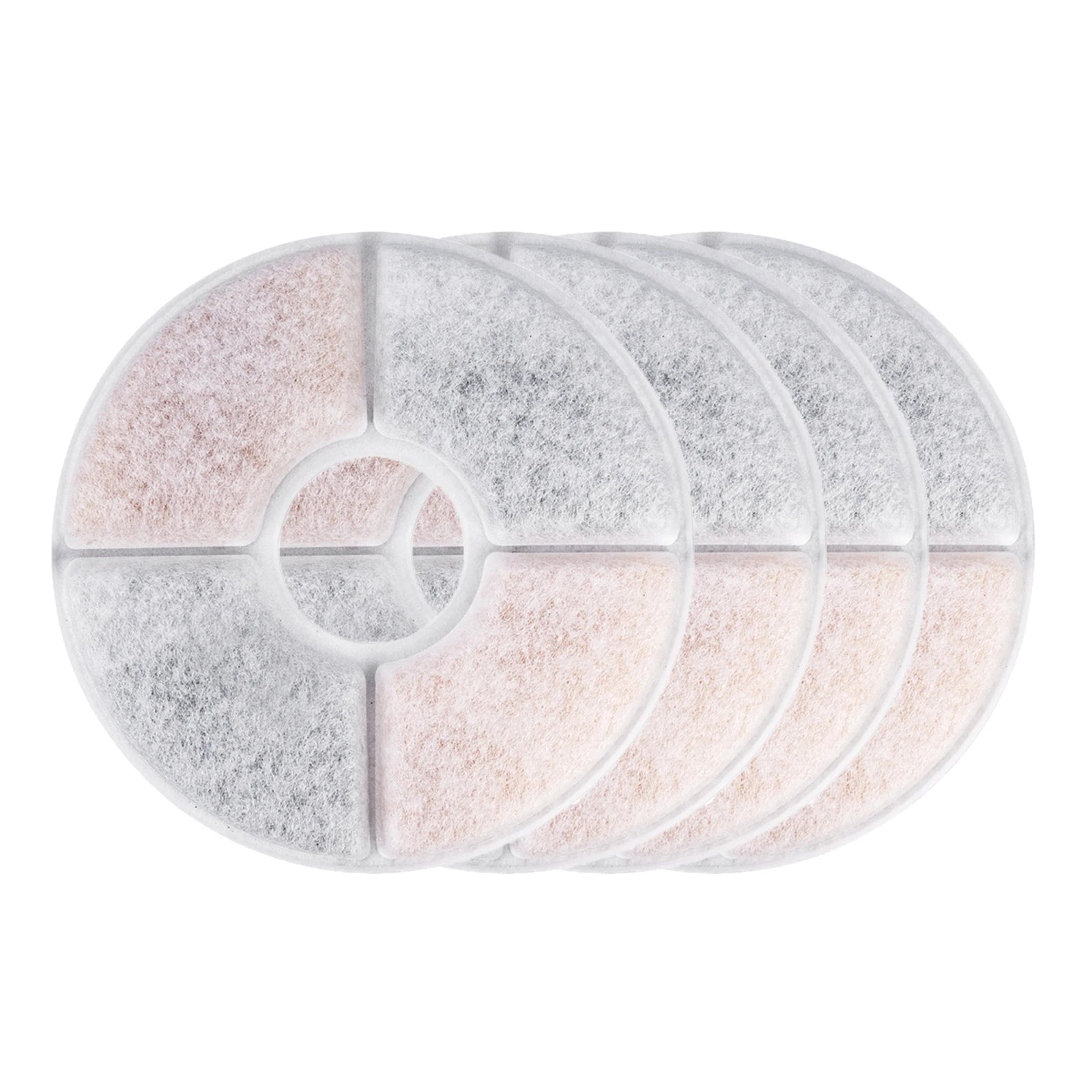Pet Water Fountain Replacement Filters – 3-Stage Activated Carbon Filtration | 4/8/12 PCS
