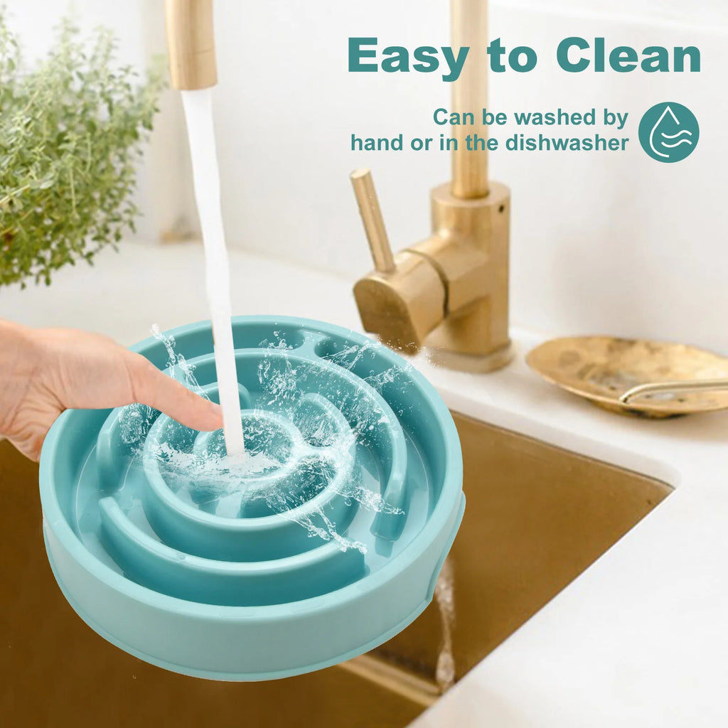 Non-Slip Slow Feeder Bowl for Dogs – Durable & Suitable for All Sizes
