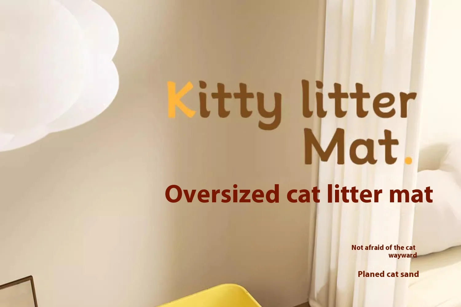 Double-Layer Cat Litter Mat – Waterproof, Non-Slip & Washable