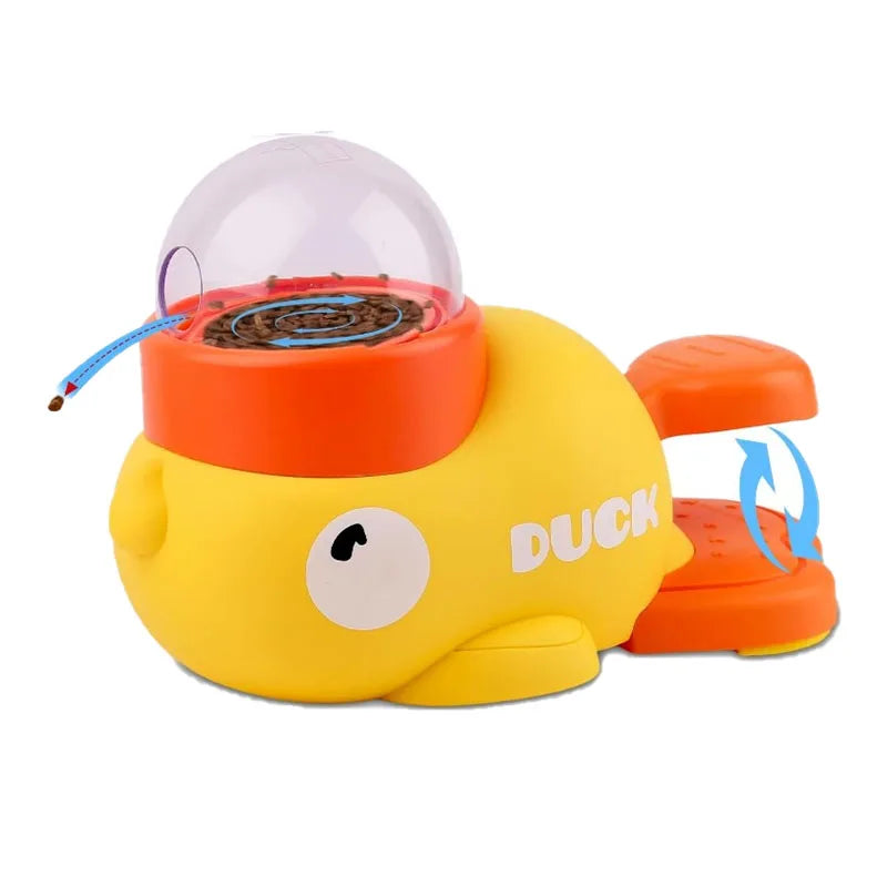 Duck Puzzle Treat Dispenser – Interactive Slow Feeder & Training Toy for Dogs | No Battery