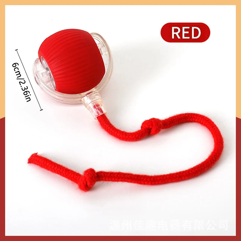 Smart Interactive Pet Ball – USB Rechargeable Auto-Moving Toy for Dogs & Cats
