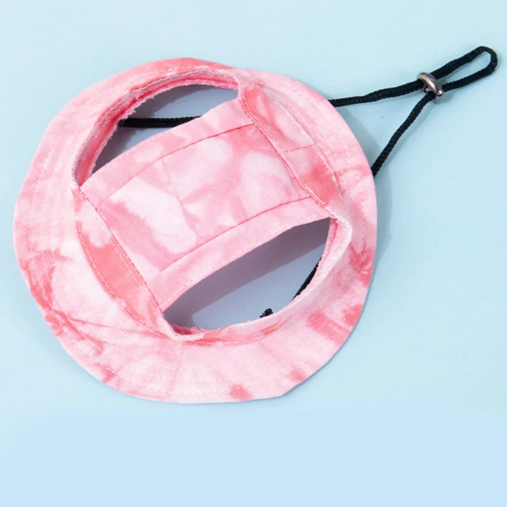 Adjustable Cotton Baseball Cap for Dogs & Cats – Sun Protection Pet Hat