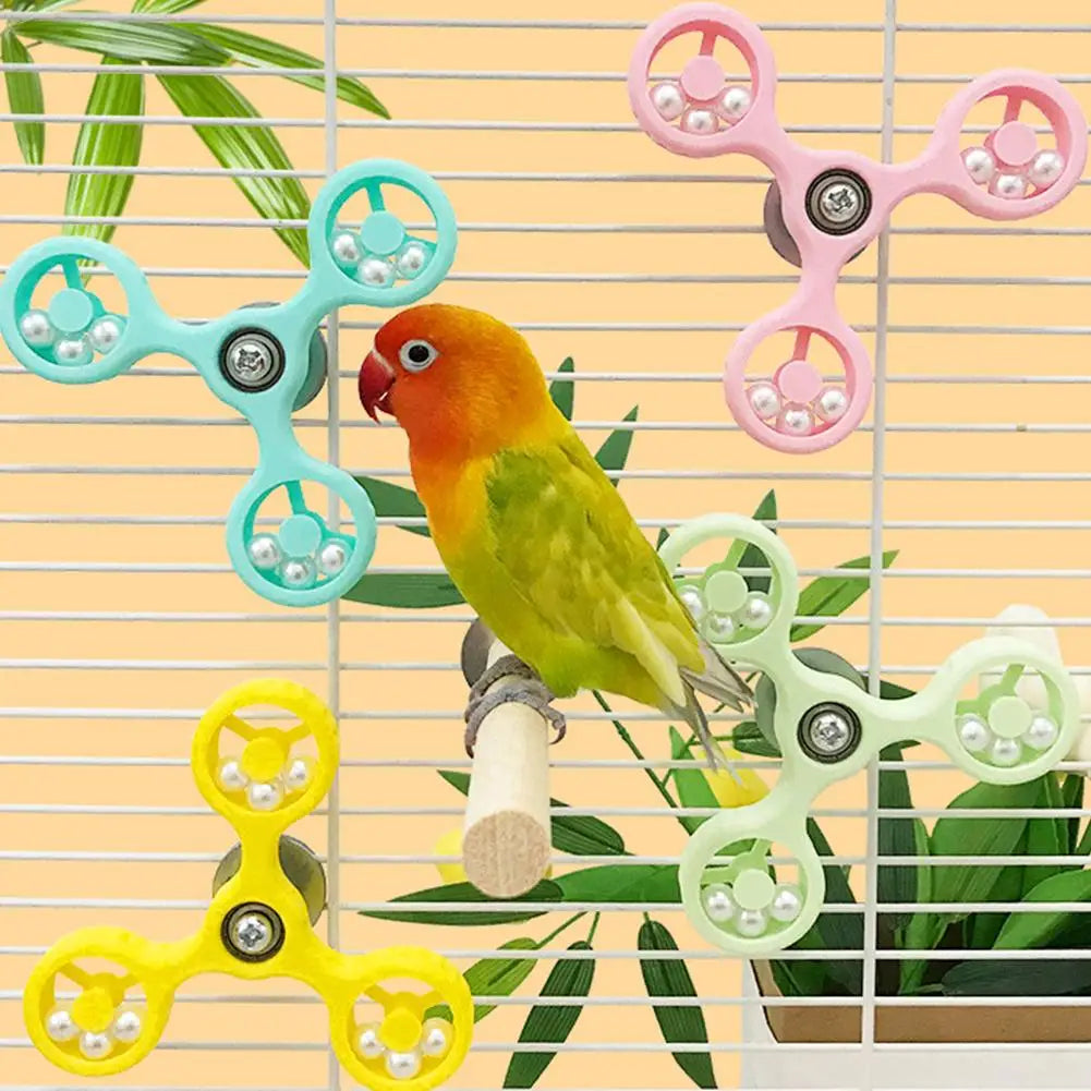 Interactive Parrot Windmill Chewing Toy – Mental Stimulation & Entertainment
