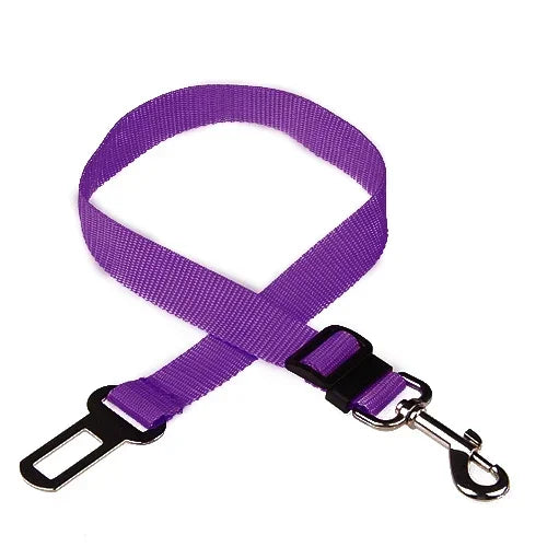 Pet Car Safety Belt – Adjustable Dog & Cat Harness Clip