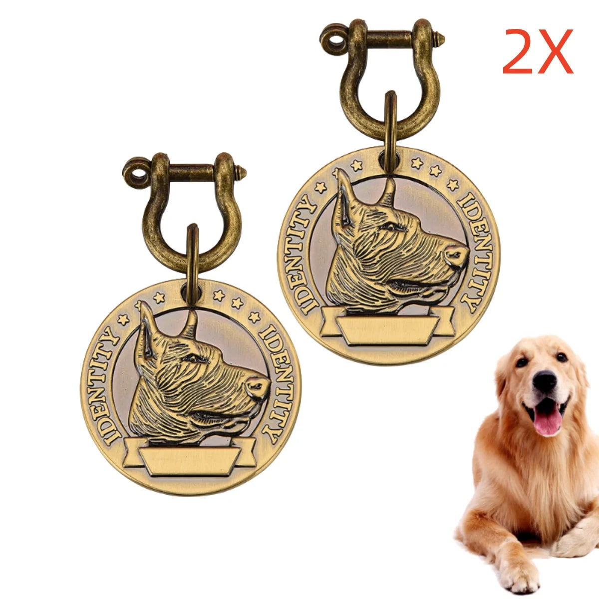 Personalized Engraved Pet ID Tag – Custom Name & Phone for Dogs & Cats