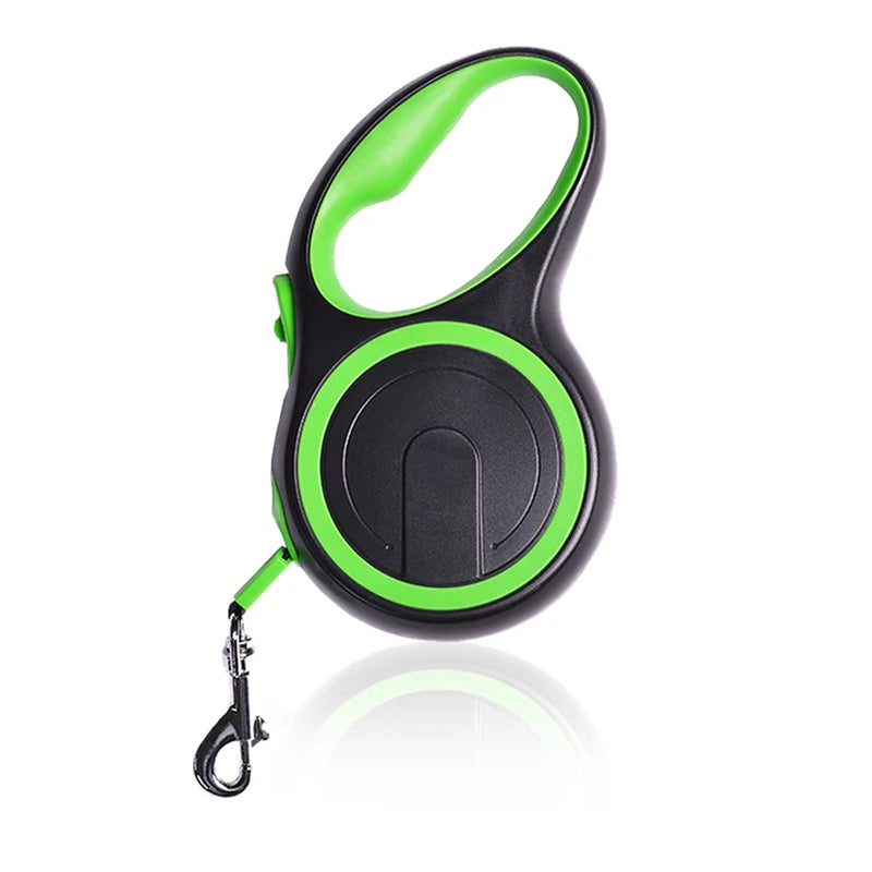 Retractable Dog Leash – Durable Nylon, One-Touch Brake & Lock | 3M / 5M / 8M for Small, Medium & Large Dogs