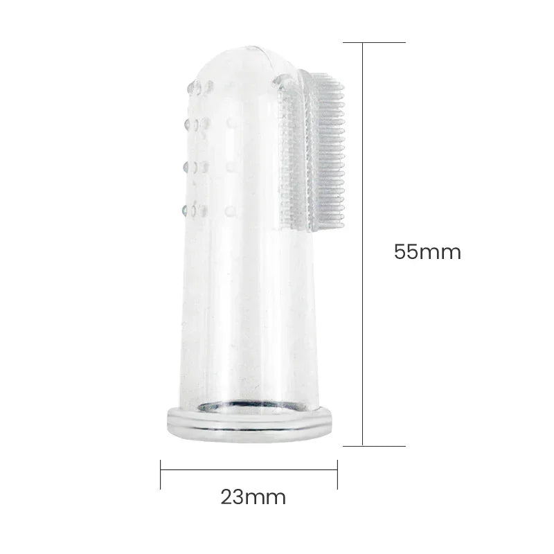 Pet Finger Toothbrush – Silicone Teeth Cleaner for Dogs