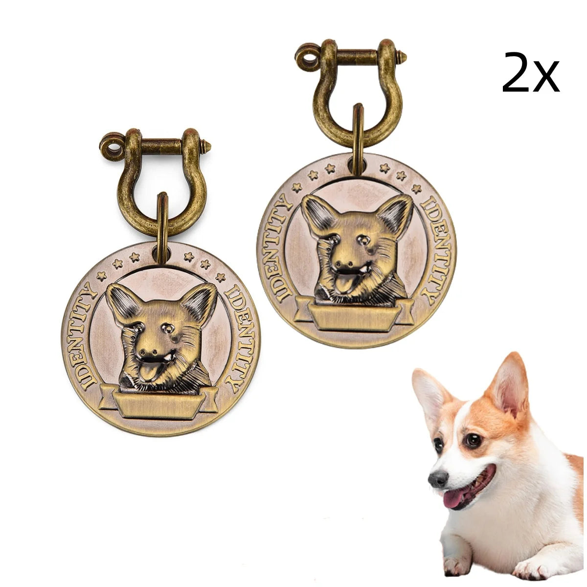 Personalized Engraved Pet ID Tag – Custom Name & Phone for Dogs & Cats