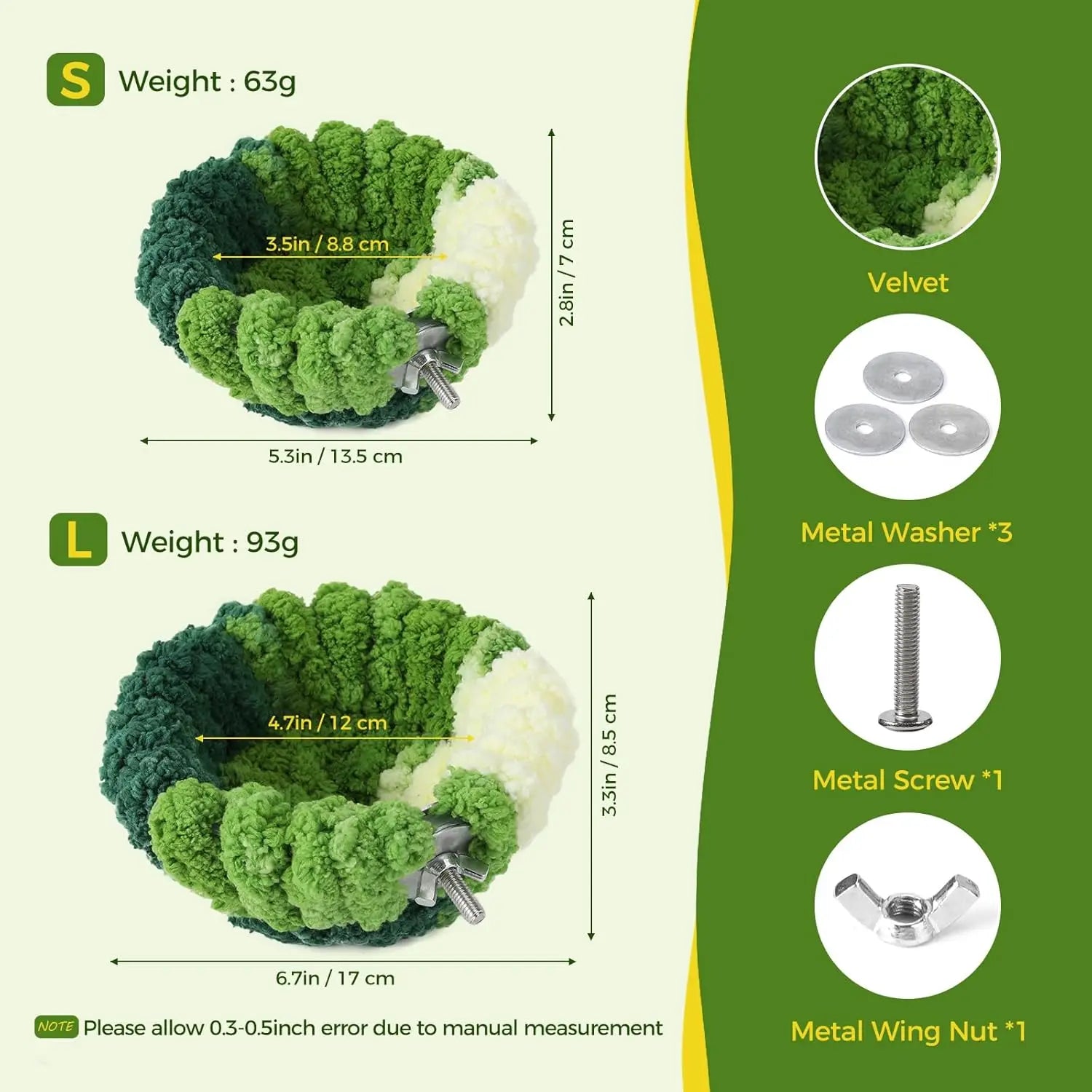 Plush Hanging Bird Nest – Cozy Cage Bed for Parakeets, Cockatiels, Lovebirds & Small Pets