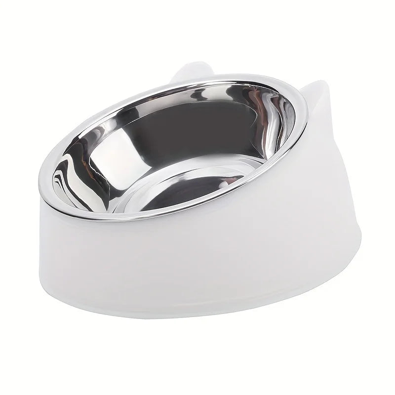 Stainless Steel Pet Bowl – Non-Slip Food & Water Feeder for Cats & Dogs