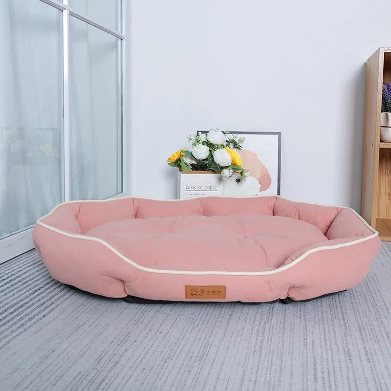 Corduroy Pet Sofa Bed – Cozy Dog & Cat Lounger