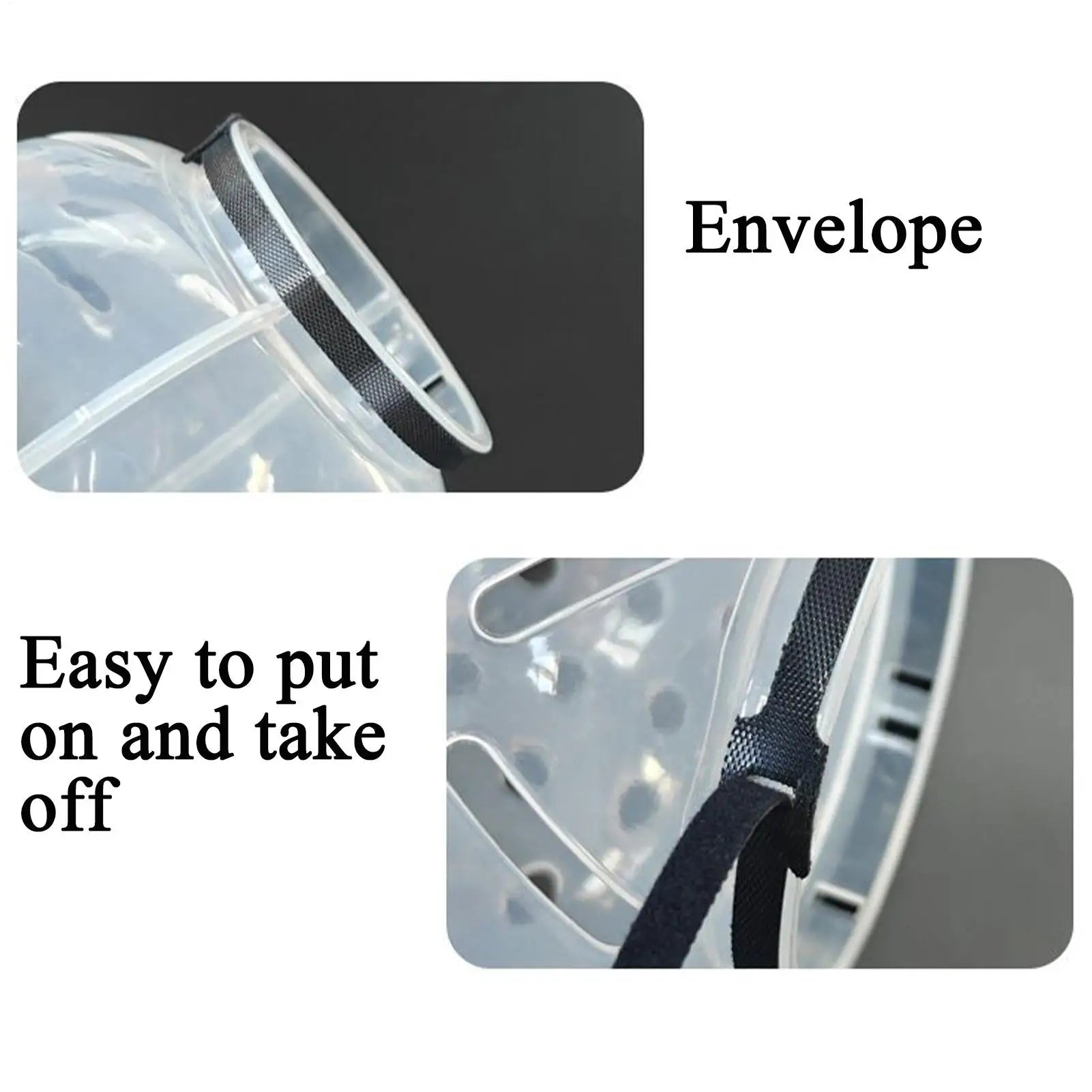 Breathable Cat Bubble Muzzle – Transparent Protective Helmet for Grooming & Anti-Bite Safety