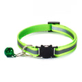 ROJECO Adjustable Cat Collar with Bell & Reflective Strip – Safety Breakaway Necklace for Cats & Kittens