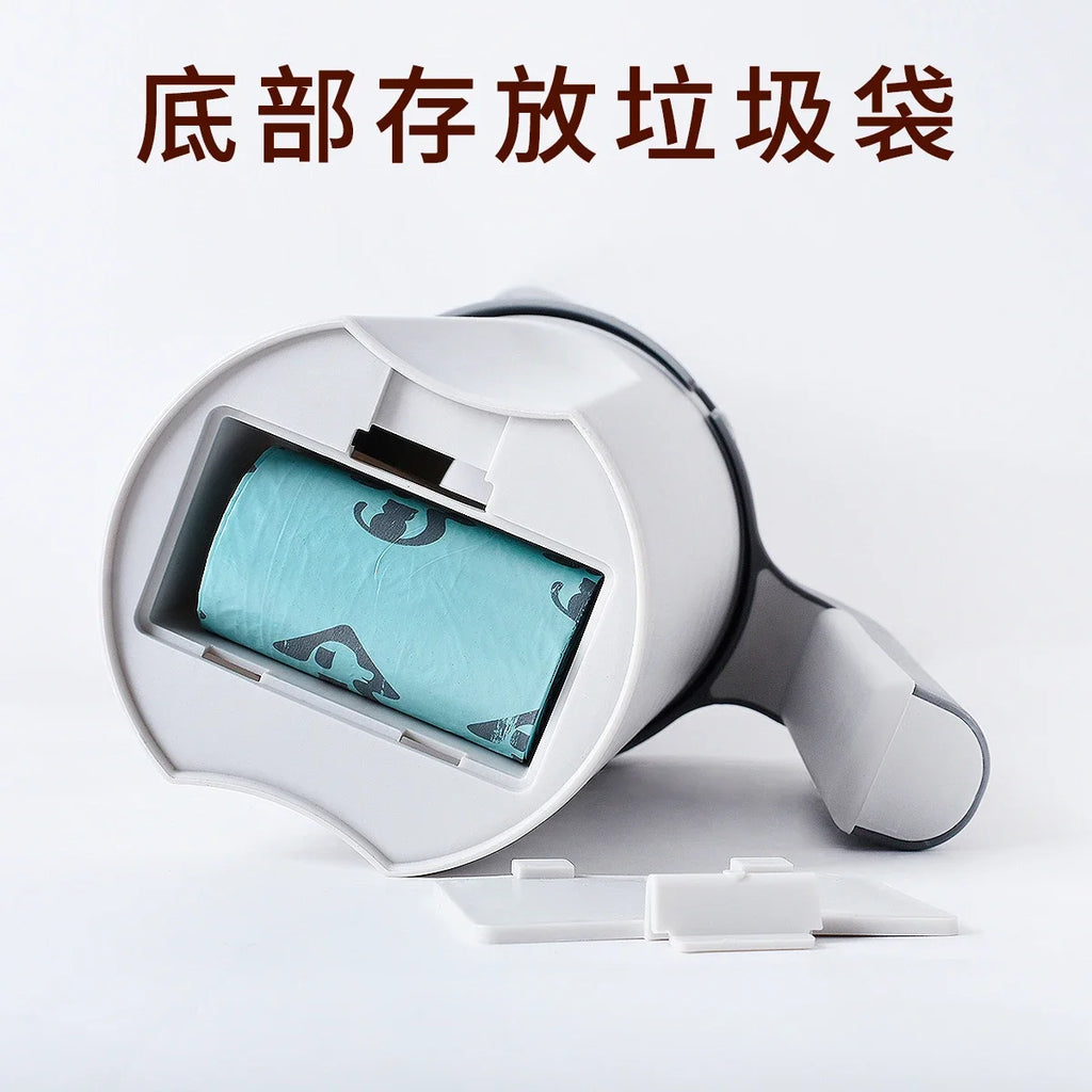 Cat Litter Scoop with Waste Bin – Self-Cleaning Cat Toilet Accessory