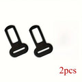 Stainless Steel Pet Seat Belt Clip Adapter – Universal Car Safety Buckle for Dogs & Cats