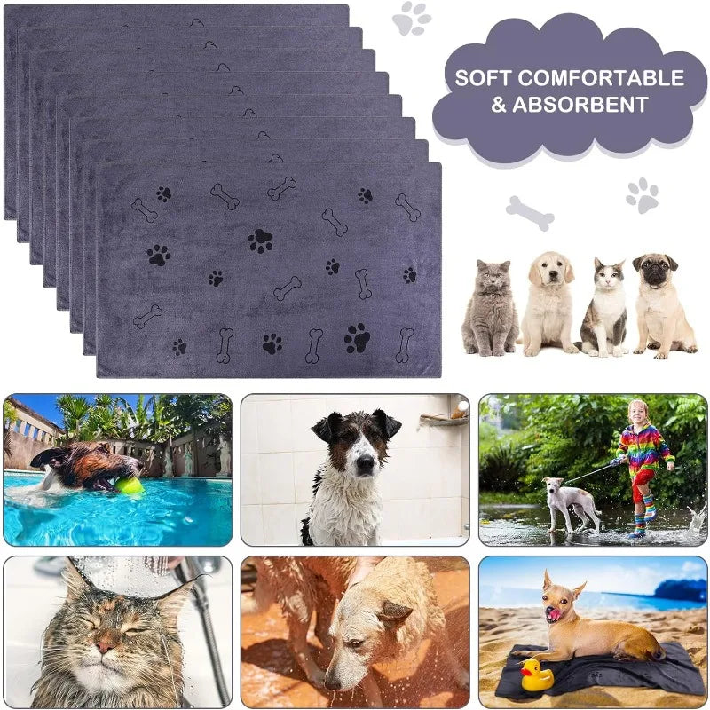 Premium Microfiber Dog Towel – Fast-Drying & Ultra-Absorbent