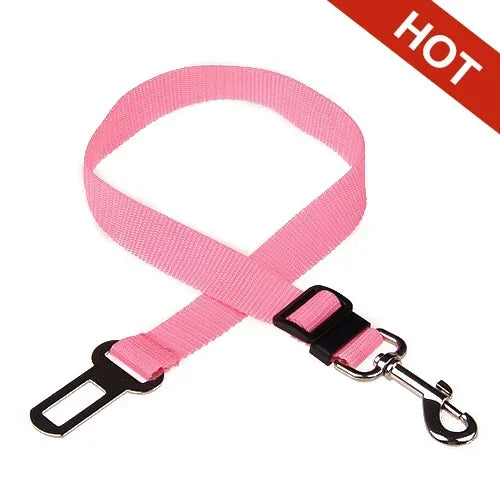 Pet Car Safety Belt – Adjustable Dog & Cat Harness Clip