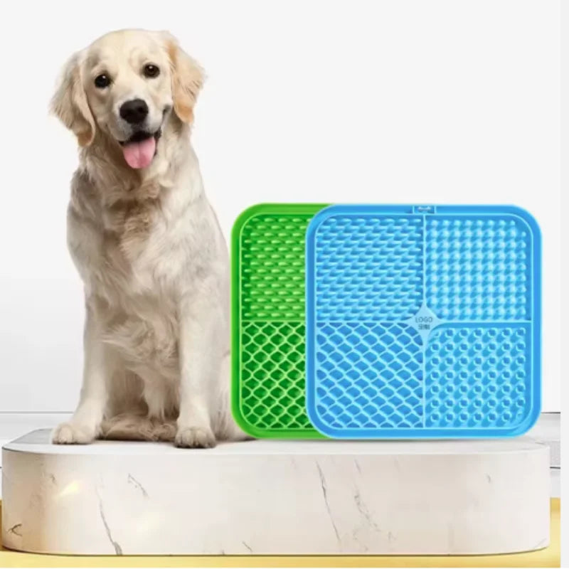 Silicone Pet Lick Mat – Slow Feeder & Distraction Pad for Dogs & Cats | 1 or 5 Pack