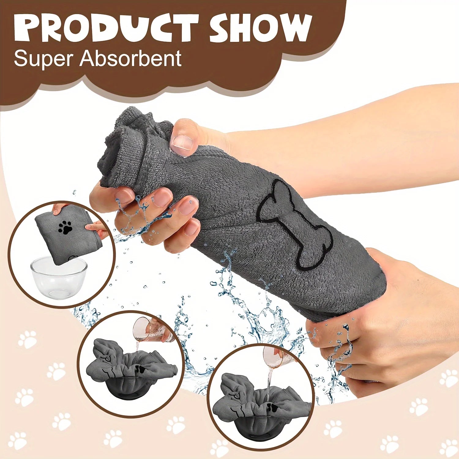 Premium Microfiber Dog Towel – Fast-Drying & Ultra-Absorbent