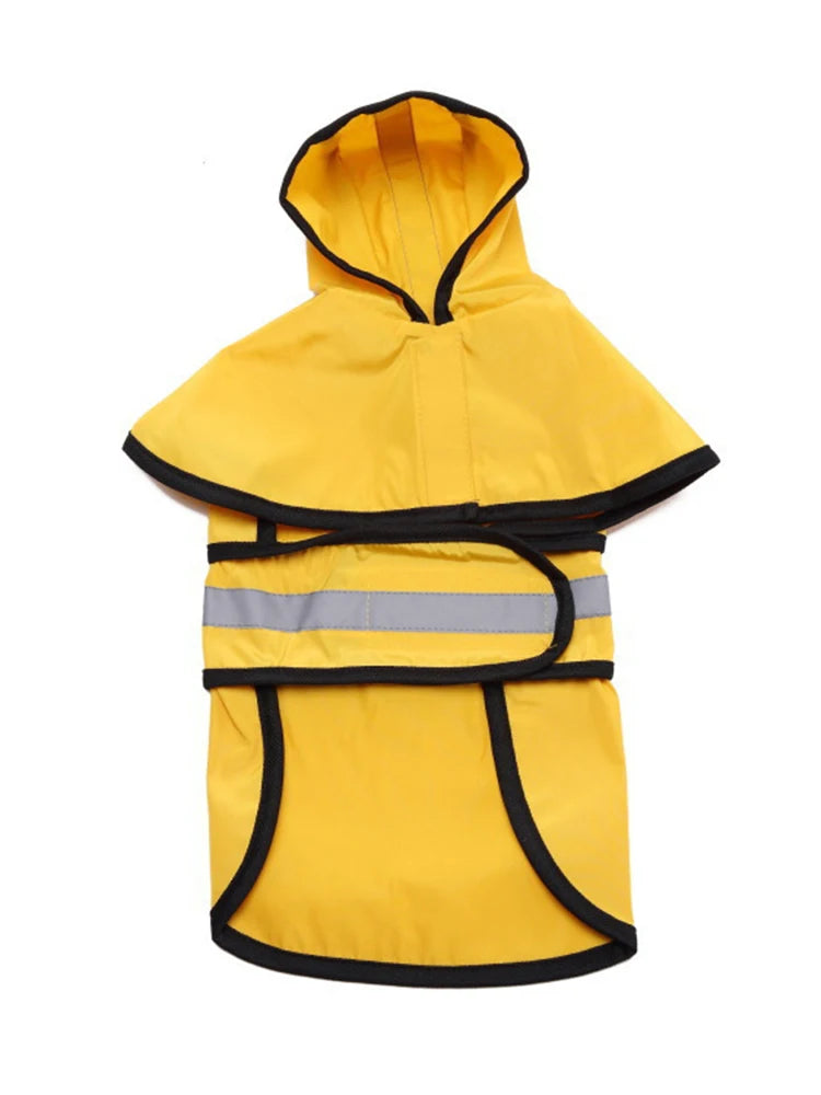 Dog Raincoat – Waterproof & Windproof Jacket for Medium & Large Dogs
