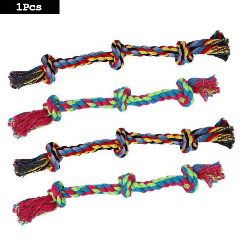 Cotton Rope Dog Toy – Chew & Tug Toy for Puppies & Dogs