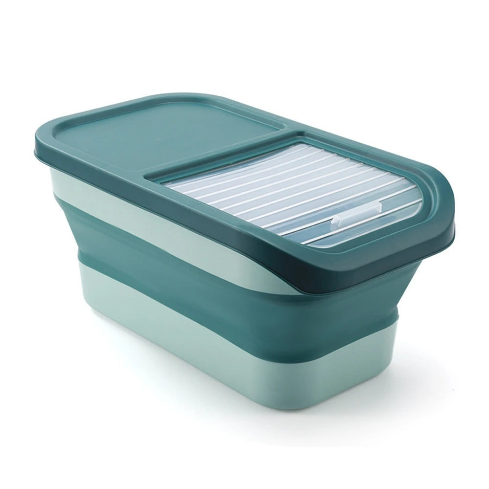 Collapsible Pet Food Storage Container – Airtight & Space-Saving (13 / 33 LB)