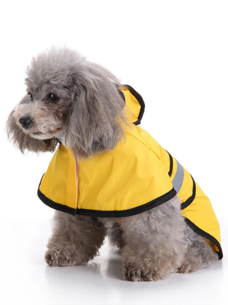 Dog Raincoat – Waterproof & Windproof Jacket for Medium & Large Dogs