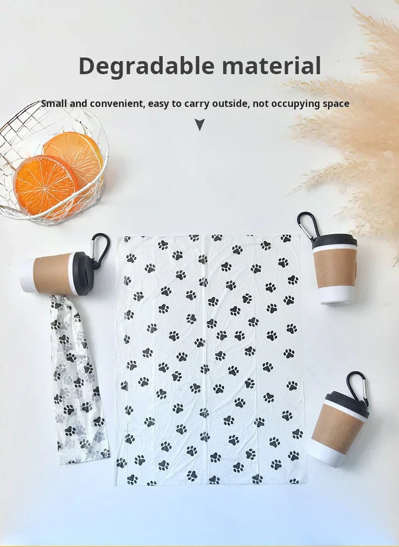 Coffee Cup Pet Waste Bag Dispenser – Portable Dog Walking Accessory