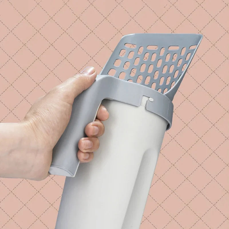 Cat Litter Scoop with Waste Bin – Self-Cleaning Cat Toilet Accessory