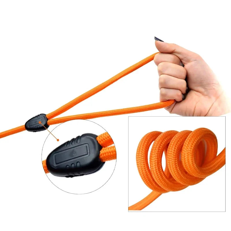 Heavy Duty Long Training Dog Leash – Multi-Layer Braided Nylon Recall Lead | 5M / 10M / 15M for Medium & Large Dogs