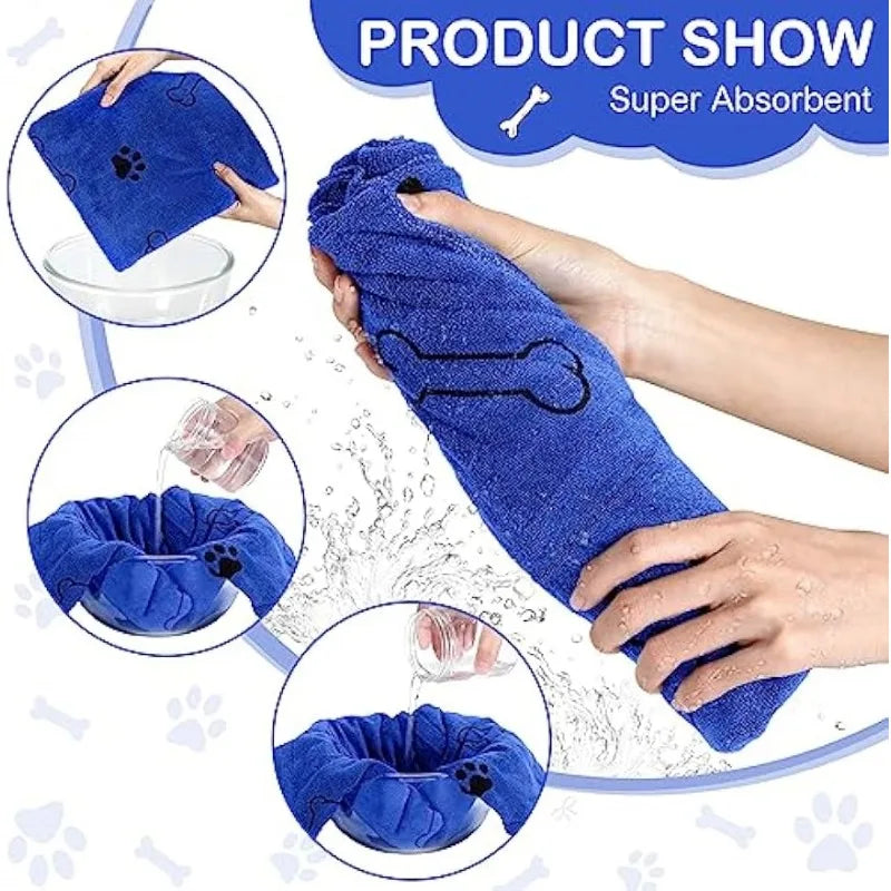 Premium Microfiber Dog Towel – Fast-Drying & Ultra-Absorbent