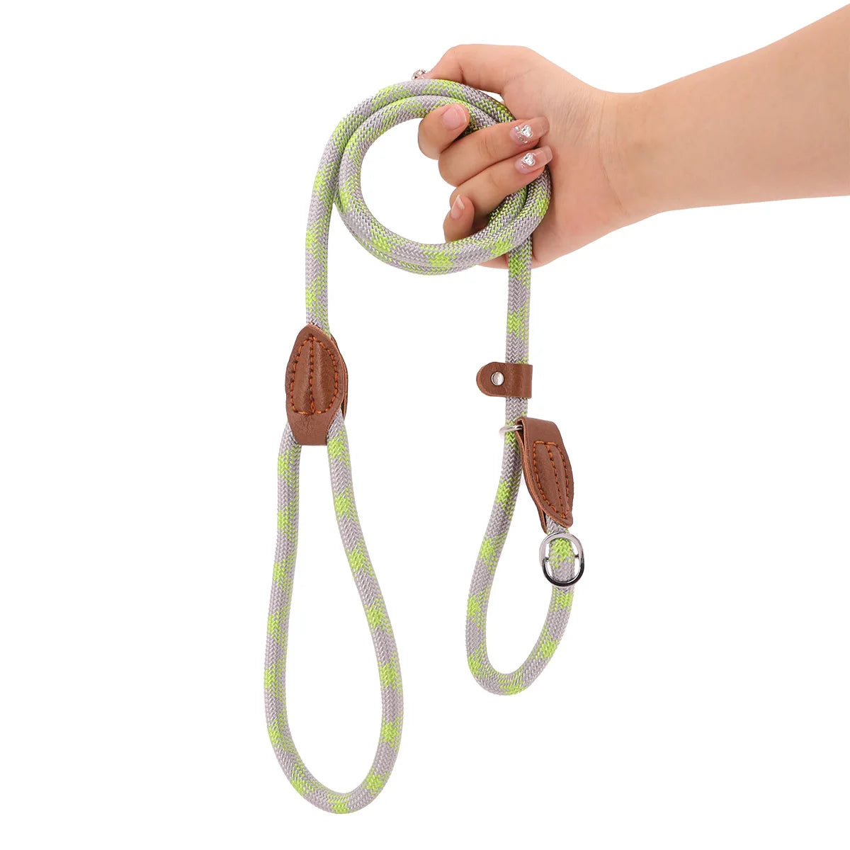 Non-Slip Braided Nylon Dog Leash – Heavy Duty, No-Pull for Small, Medium & Large Dogs | M/L/XL