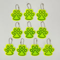 Reflective Cat Paw Keychain – Night Safety Pendant (10 PCS)
