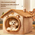 Cozy Pet House Bed – Removable & Washable | Dogs & Cats