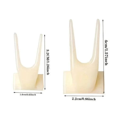 5pcs Durable PP Material Bird Cage Fruit Forks, Parrot Feeding Accessories, Pet Supplies Snack Holder for Birds