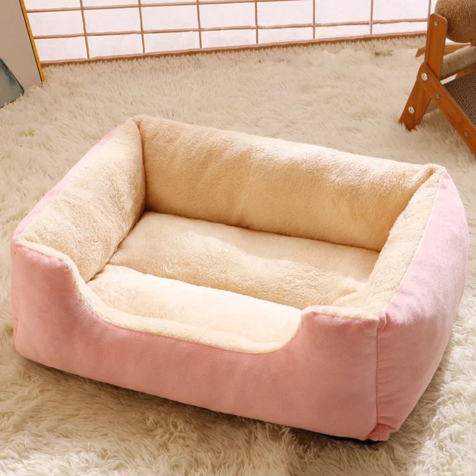 Plush Pet Bed for Cats & Dogs | Soft Breathable Cushion