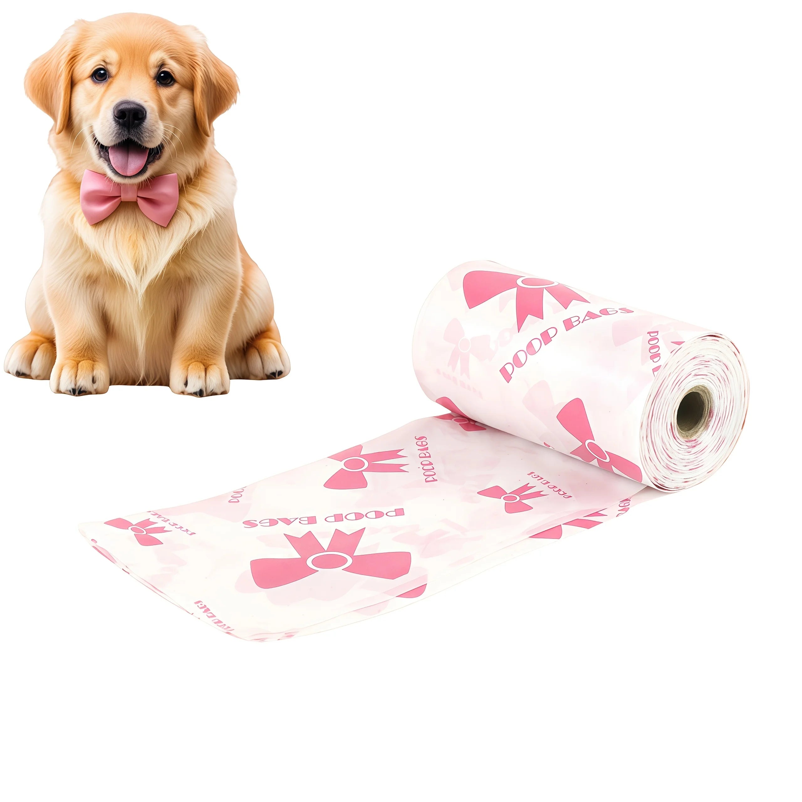 Premium Dog Waste Bags – Extra Thick & Leak-Proof | 8 Rolls / 120 Bags
