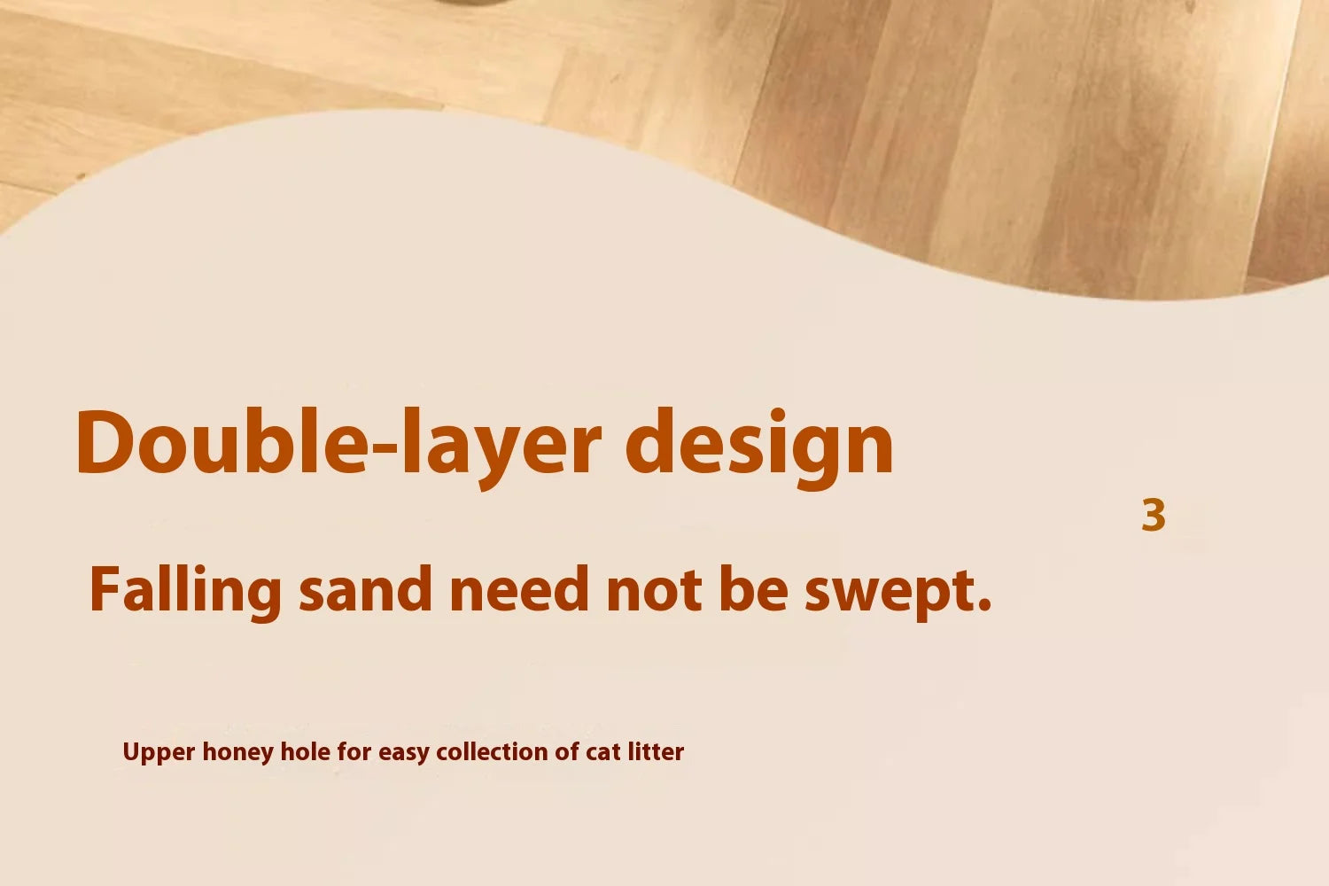 Double-Layer Cat Litter Mat – Waterproof, Non-Slip & Washable