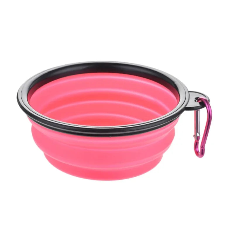 Portable Collapsible Pet Bowl – Silicone Travel Bowl for Dogs & Cats | 350ml