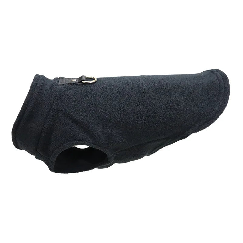 Soft Fleece Pet Vest Jacket with D-Ring | Dog & Cat Winter Coat