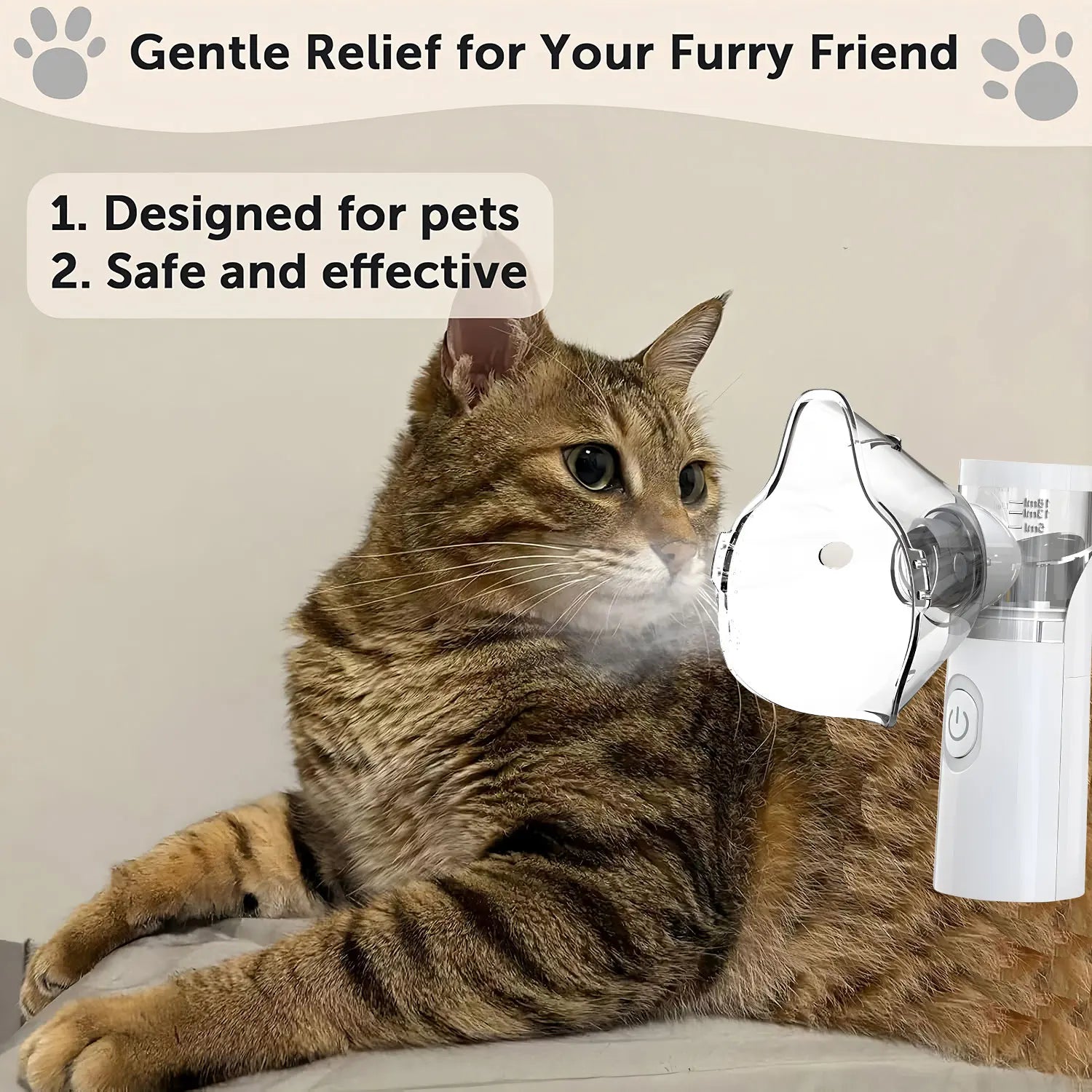 Pet Nebulizer for Cats & Dogs – Respiratory Relief & Breathing Support at Home