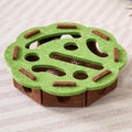 Interactive Cat Maze Toy with Bell Ball — Felt Puzzle Box