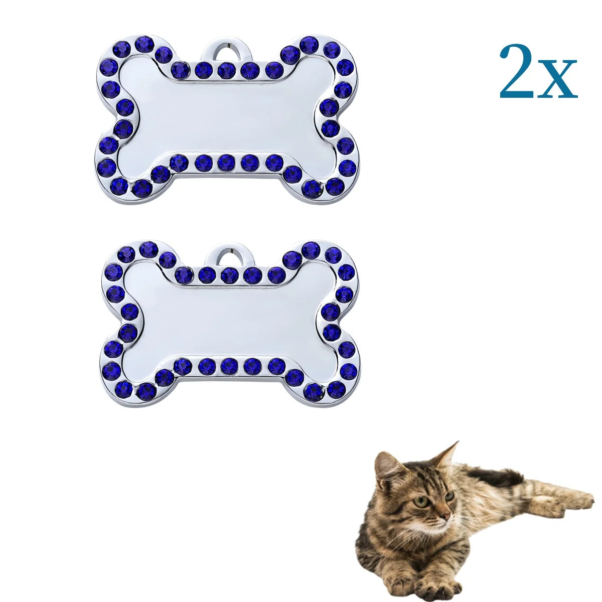 Personalized Engraved Pet ID Tag – Custom Name & Phone for Dogs & Cats