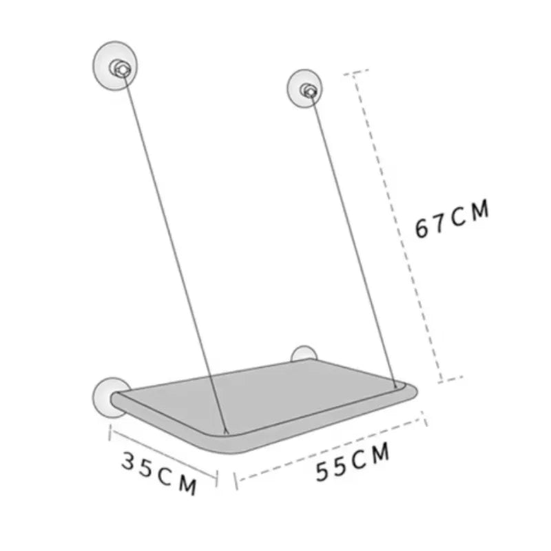 Cat Hammock Window Perch – Cozy Hanging Bed for Cats up to 20 kg